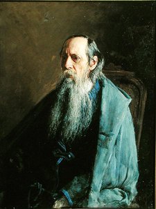 Retrato del autor Mijaíl Saltykov-Shchedrin